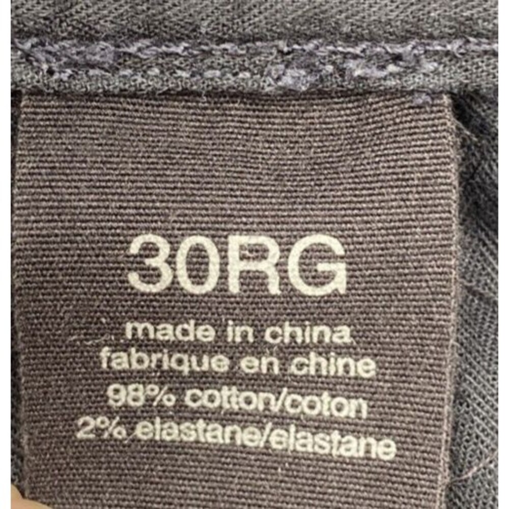 John Varvatos Star USA Black Jeans 30RG Slim Straight Button Fly Pants 30x32 - Picture 8 of 10